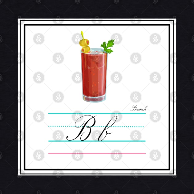 Brunch Queer Alphabet Card by 3mosCreatives